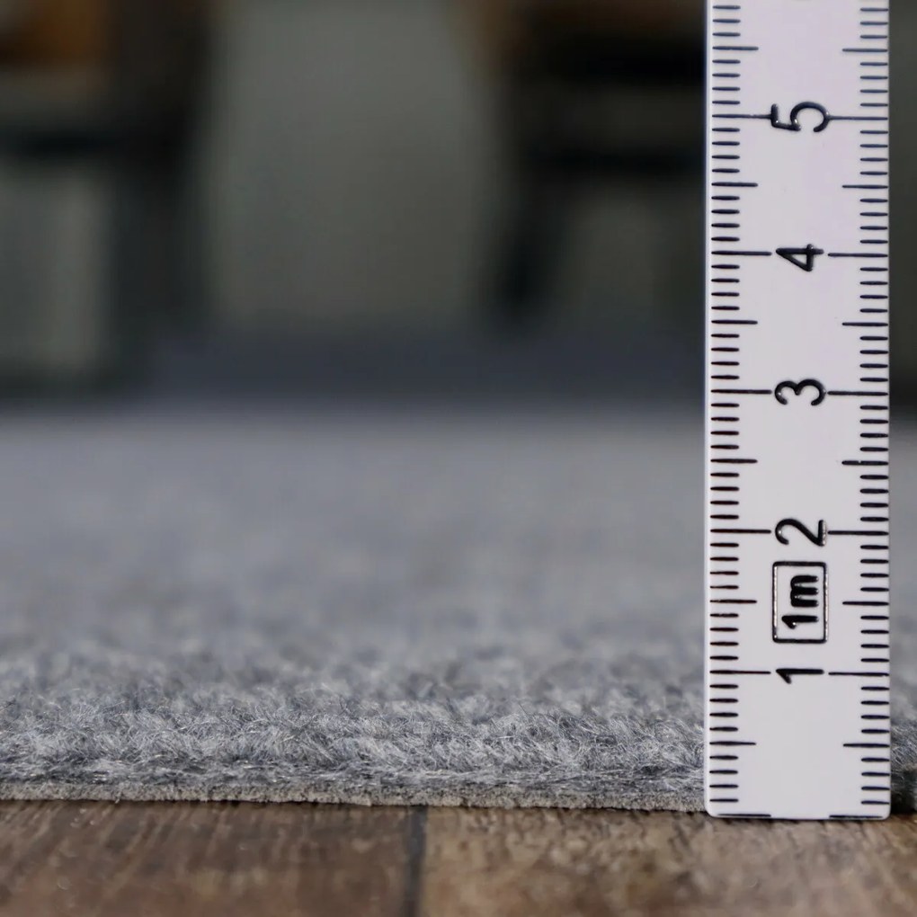 Betap, Koberec behúň na mieru Polo grey (čistiaca zóna), šíre 200 cm, šedá, chodba / predsieň
