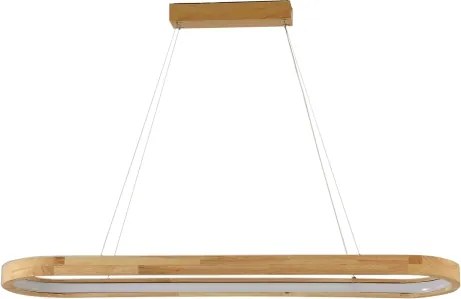 Brilagi - LED závesný luster na lankách UMEA WOOD LED/40W/230V 90x22 cm drevo