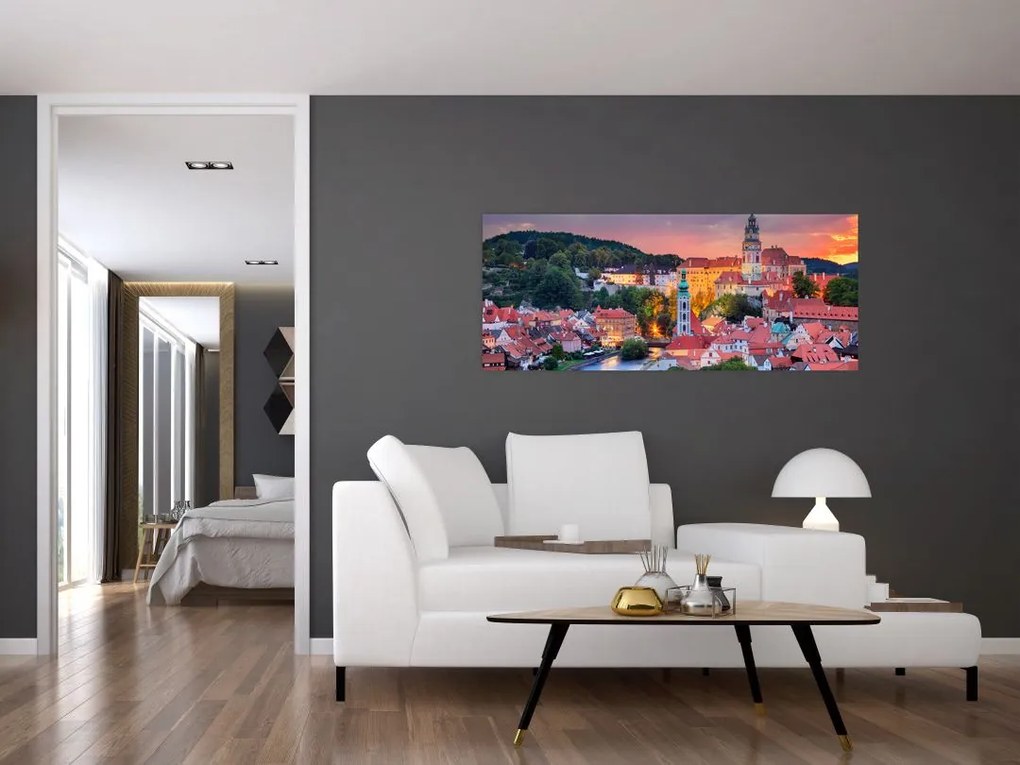 Obraz - Český Krumlov (120x50 cm)