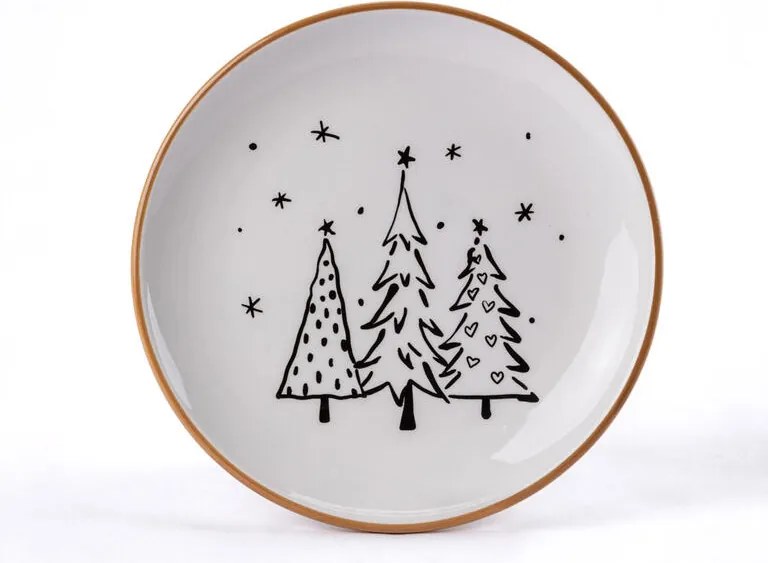 Keramický tanier STROMČEKY 20 cm