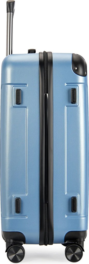 Kabínový kufor na 4 kolieskach 55x39x20cm ľadovo modrá