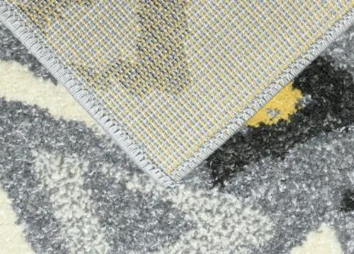 Koberce Breno Kusový koberec PORTLAND 54/RT4E, sivá, viacfarebná,120 x 170 cm