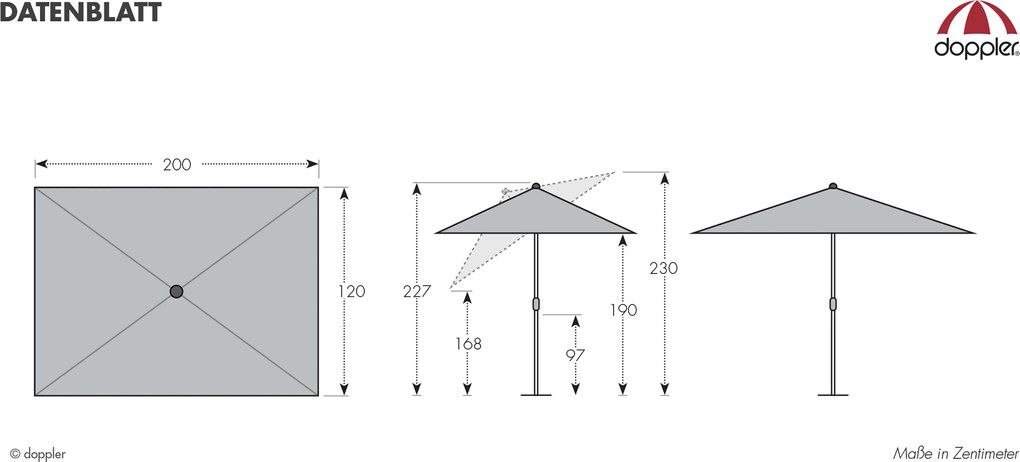 Doppler ACTIVE šedá