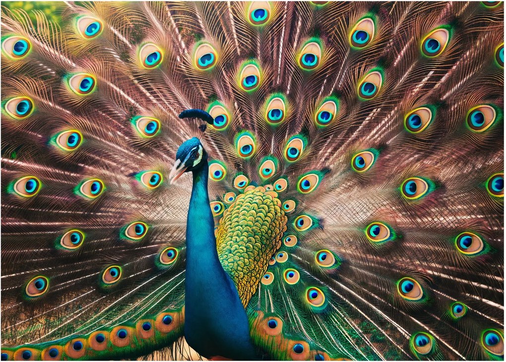 Obraz - Páv (70x50 cm)