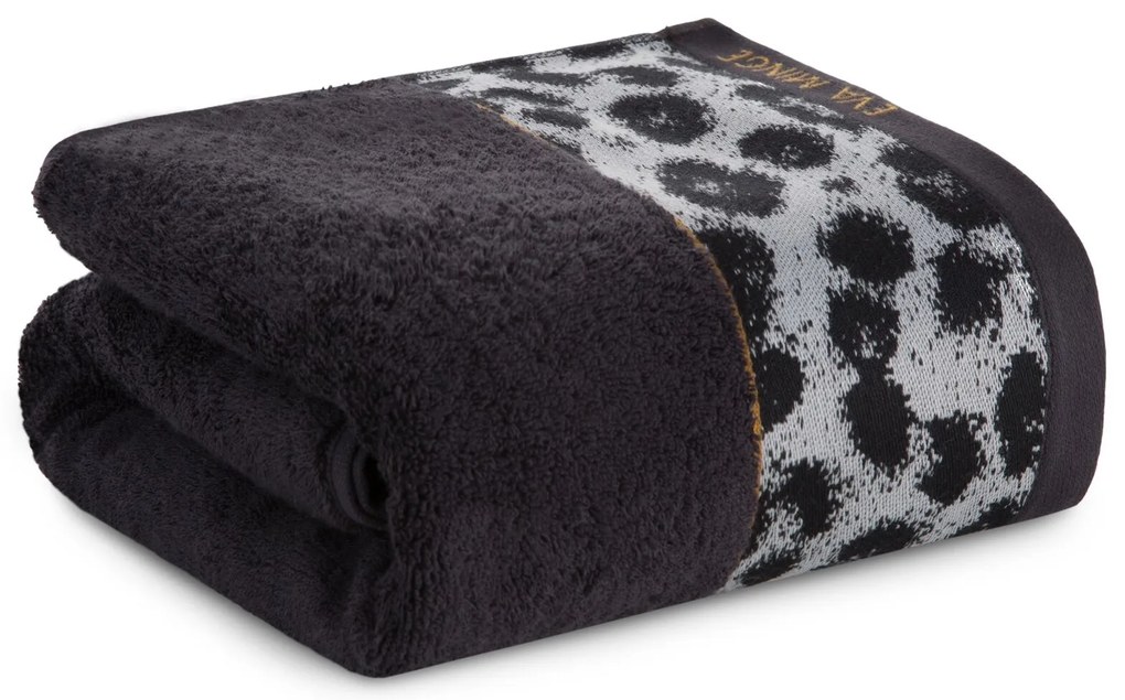 BAVLNENÝ UTERÁK EVA MINGE22 70X140 CM ČIERNA