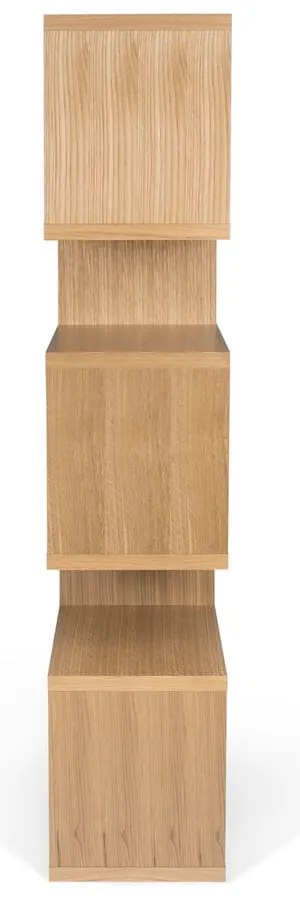 Knižnica v dubovom dekore TemaHome London, 34 × 160 cm