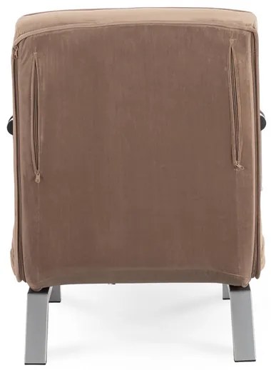 Kreslo pohovka rozkladacia PRATO bežová - vintino.sk