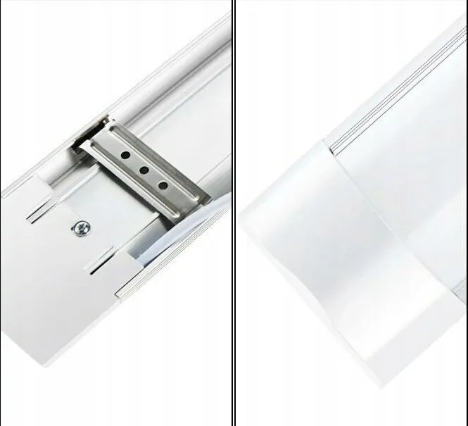 Sada 4 LED lámp do garáže a dielne 18W 60cm 4500K denné svetlo 230V