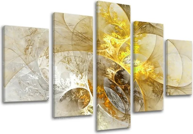 Obraz na stenu 5 dielny ABSTRAKT AB039E50