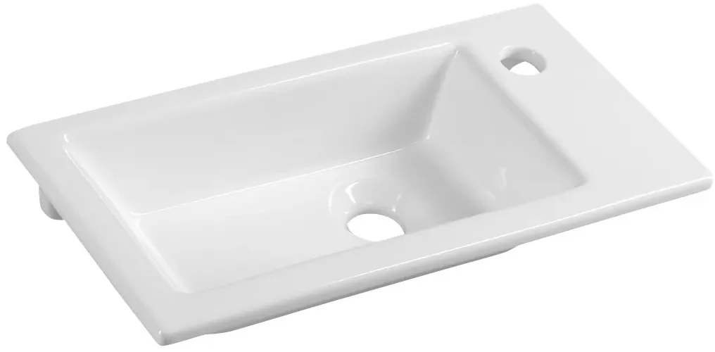 Aqualine Aqualine, ZUNO 50 nábytkové umývadlo 50x25cm, biela, 9050