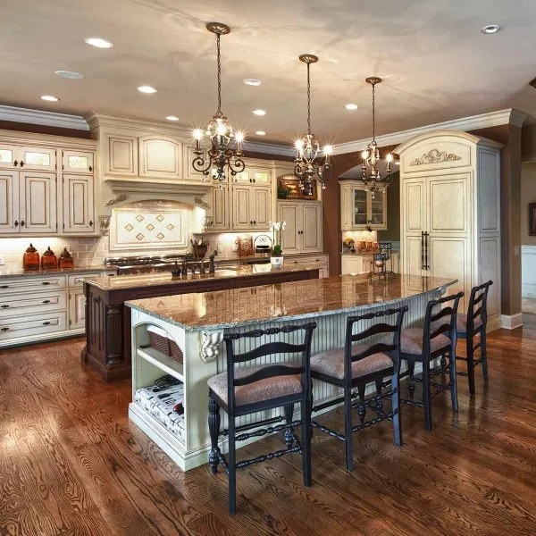 Quoizel QZ-MARQUETTE3 - Luster na reťazi MARQUETTE 3xE14/60W/230V bronzový