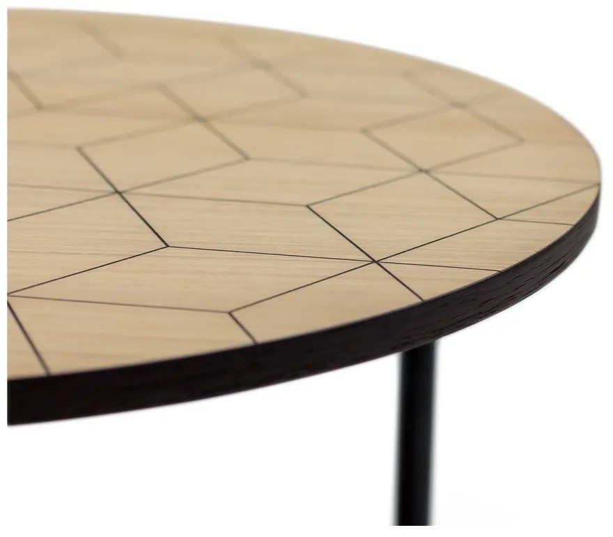 Okrúhly odkladací stolík Woodman Arty Triangle 50