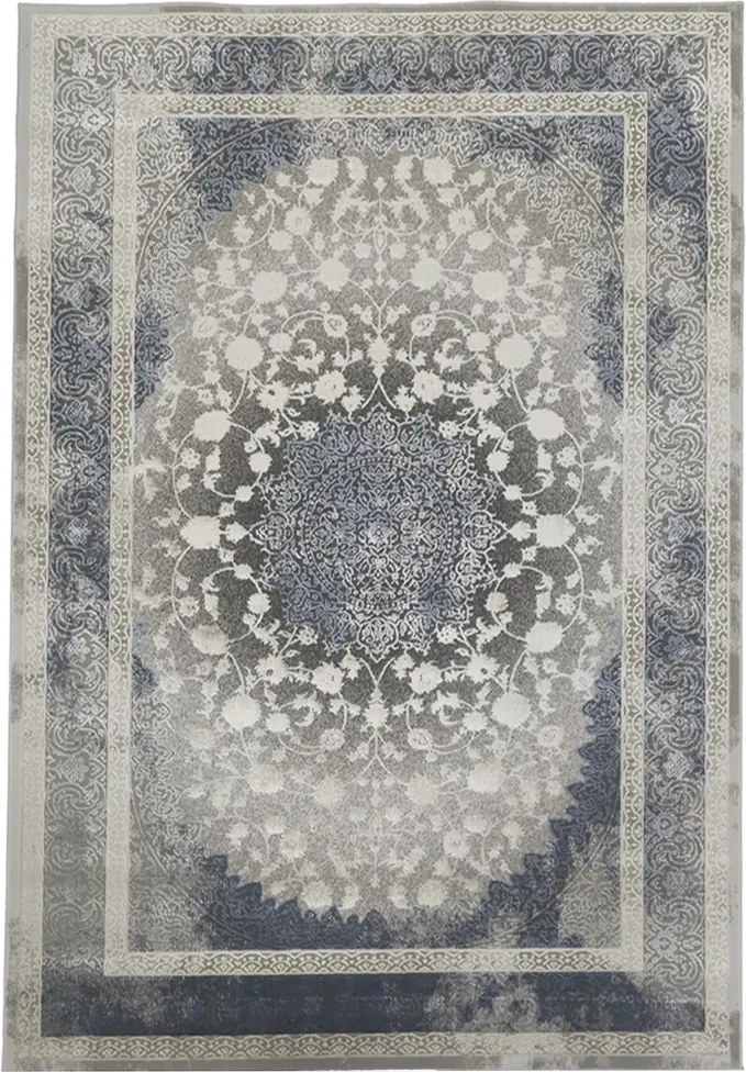 Koberec Deluxe 9091 NAVY – námornícka modrá, obdĺžnikový Rozmer: 60x100 cm