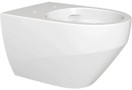 Závesné WC set RAVAK Zante bez splachovacieho kruhu biela vr. WC dosky X01866