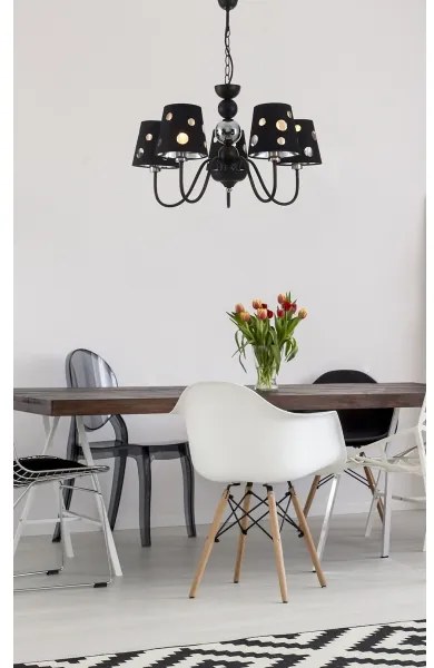 Luster na reťazi BATLEY 5xE14/60W/230V