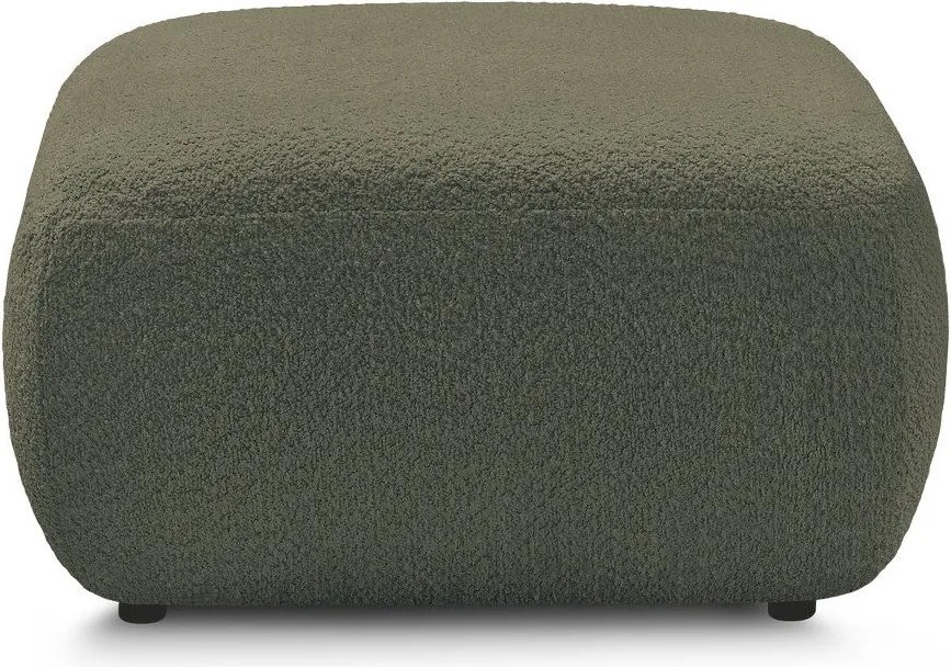 Zelená podnožka z textílie buklé Montaigne – Bobochic Paris