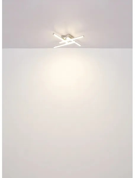 Globo 67346-24 - LED Stropné svietidlo KIRINA LED/24W/230V 4000K matný chróm