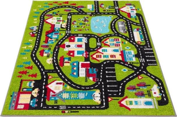 Koberec Agnella Funky Top Super Mesto C limetka