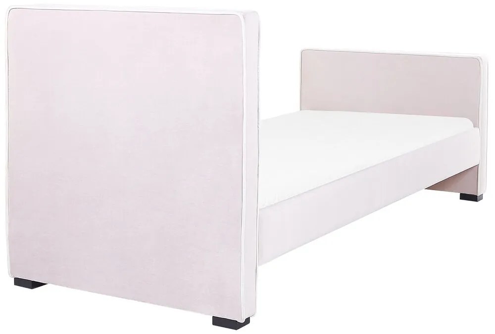 Jednolôžková posteľ 200 x 90 cm Tully (ružová) (s roštom). Vlastná spoľahlivá doprava až k Vám domov. 1076079