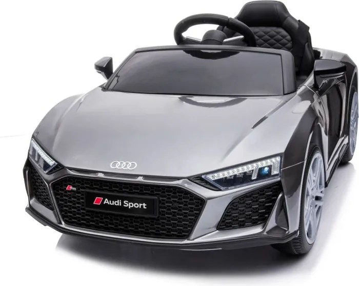 LEAN CARS Elektrické autíčko Audi R8 Lift A300 strieborné