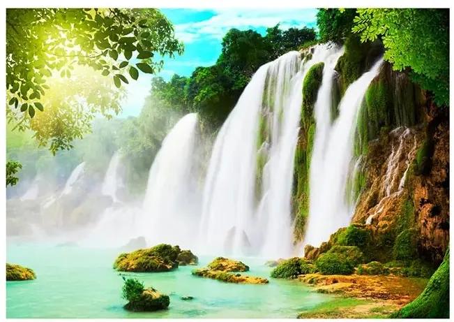 Fototapeta - The beauty of nature: Waterfall Veľkosť: 100x70, Verzia: Premium