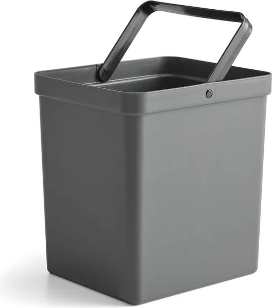 Recyklačný kontajner BICA, 15 l, antracit