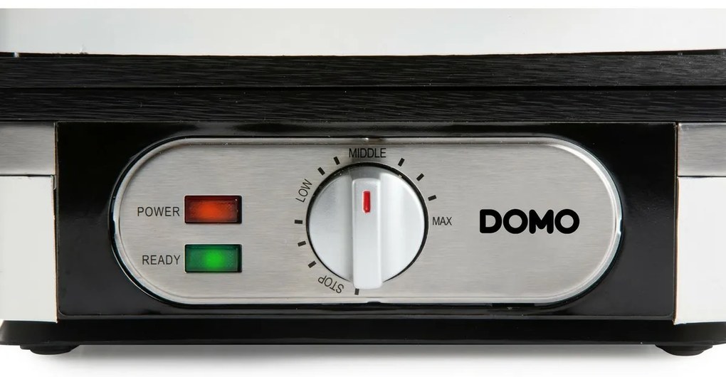 DOMO DO9274W vaflovač s termostatom, matná biela