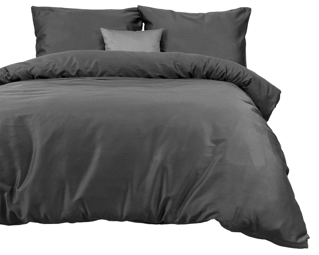 Darymex SATÉNOVÉ OBLIEČKY SATINLOVE CLASSIC 200X220 CM, 2KS 70X80 CM SIVÉ