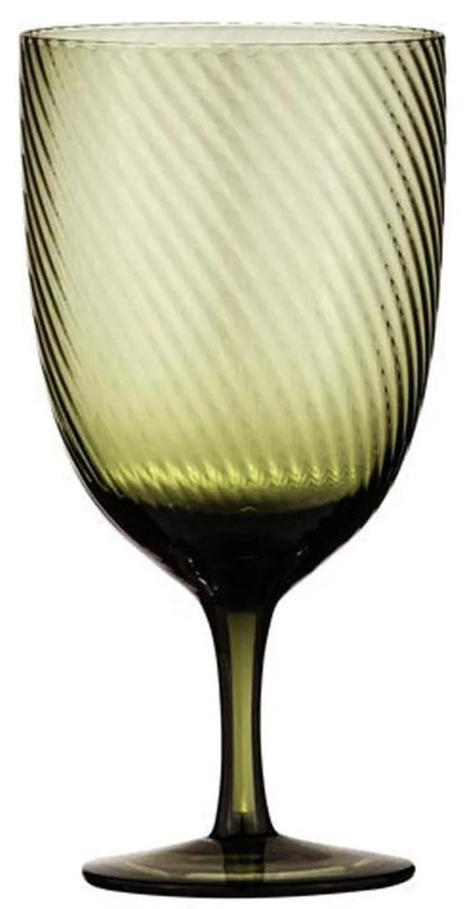 Pohár na víno „Katrina Olive Green", obj. 400 ml