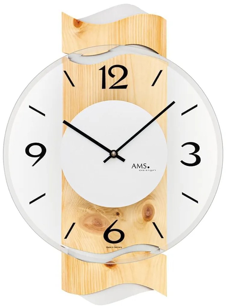 Dizajnové nástenné hodiny AMS 9623