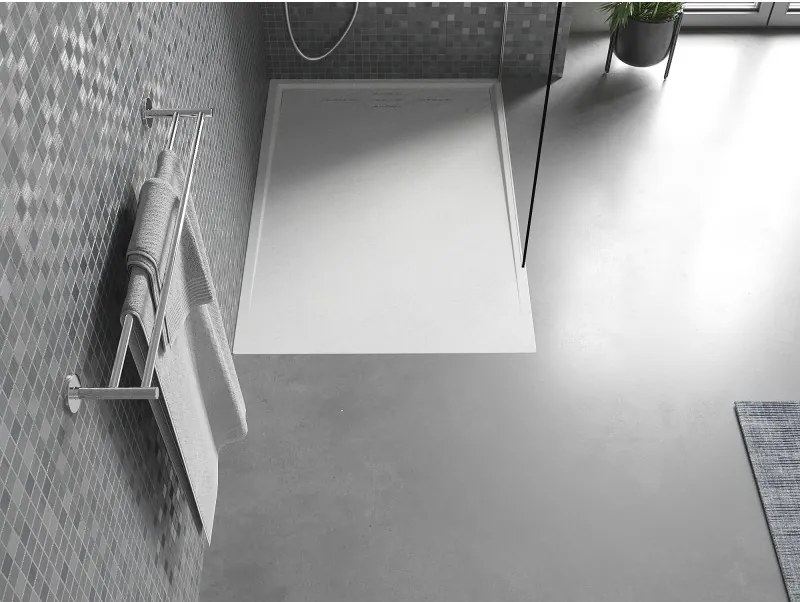 Mexen Amon, SMC obdĺžniková sprchová vanička 120 x 70 cm, biela, 4F107012