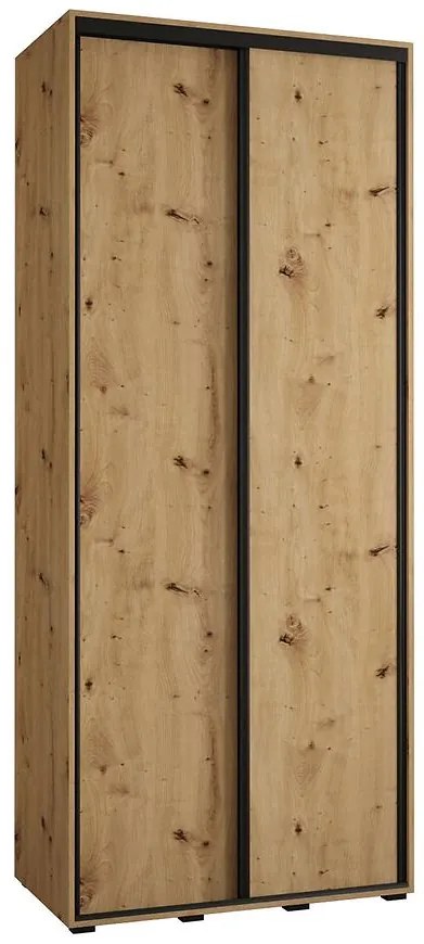 Skriňa 45 Canaris 1 120 artisan/čierna