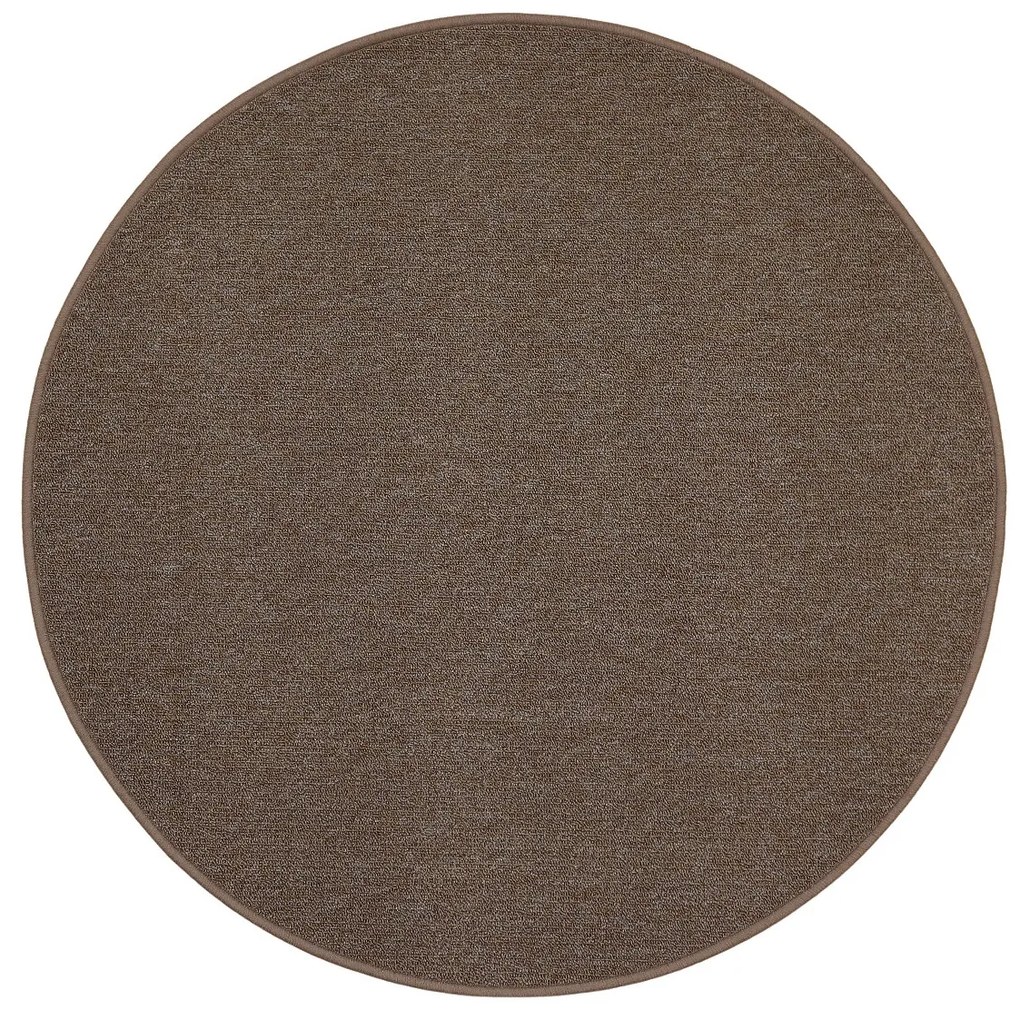 Vopi koberce Kusový koberec Astra hnedá kruh - 57x57 (priemer) kruh cm