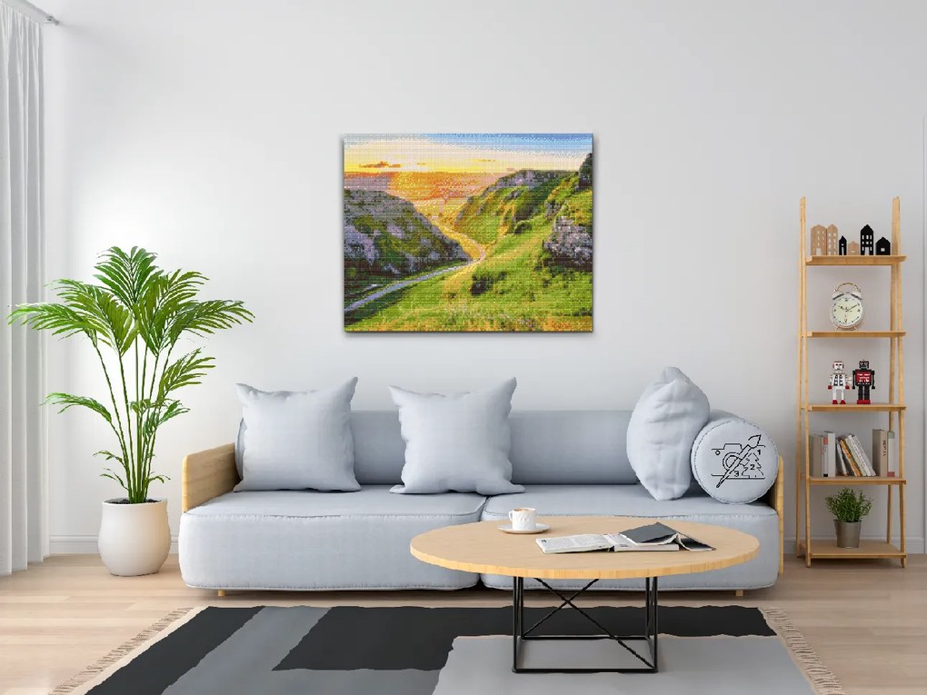 Gario Diamantové maľovanie Národný park, Veľká Británia Rozmery: 80 x 100 cm, Rámovanie: S vnútorným rámom, Diamanty: Štvorcové
