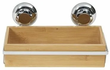 Compactor Bambusová polička do kúpeľne Bestlock SPA Bamboo, 27,6 x 14,8 x 12,7 cm