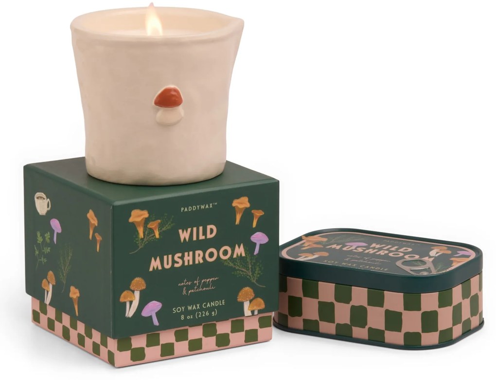 Paddywax Vonná sviečka Bistro Wild Mushroom 226 g
