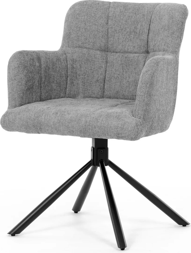 Jedálenské kreslo DCH-T1122 GREY2 Farba: Sivá