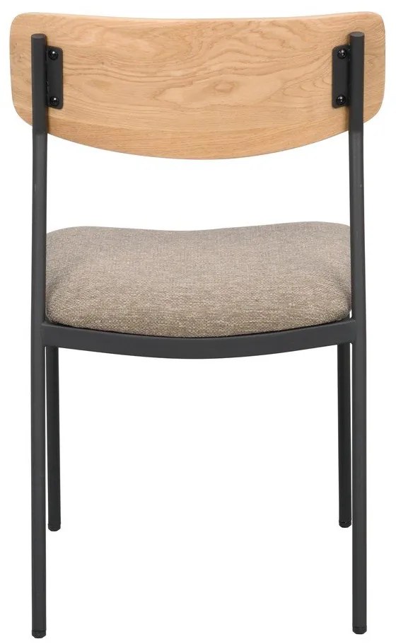 Jedálenská stolička v béžovo-prírodnej farbe v súprave 2 ks Maymont – Rowico