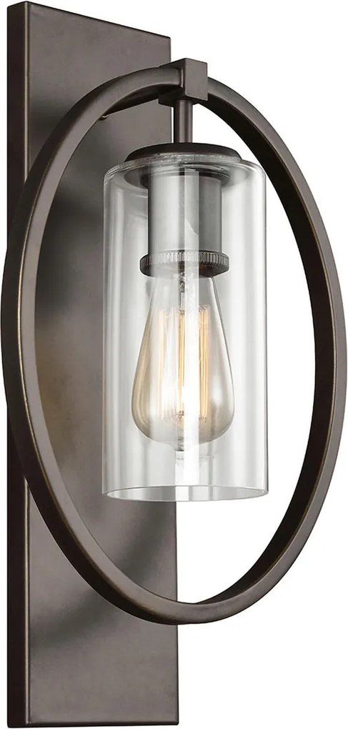 XXXLutz NÁSTENNÉ SVIETIDLO, 26,7/15,6/45,7 cm Elstead Lighting - Interiérové svietidlá - 009093107601