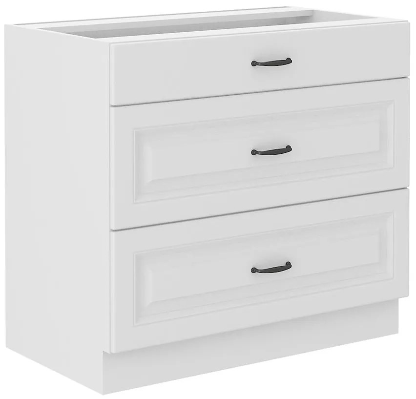 Kuchynská skrinka STILO biely mat/biely 80d 3s bb