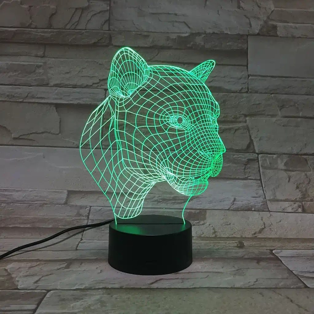3Dmix 3DL-BSC018 – 3D LED nočná lampa - Puma