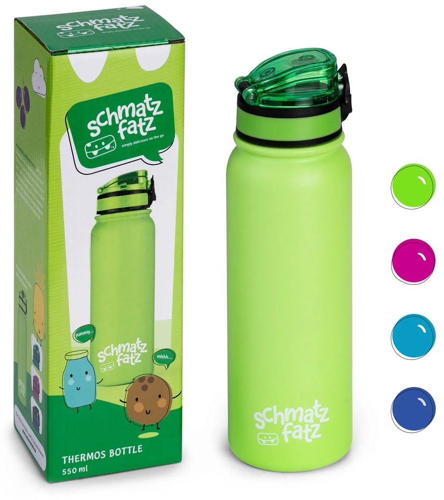 Klarstein Wakaba termoska 550 ml z nehrdzavejúcej ocele Tritan BPA-Free