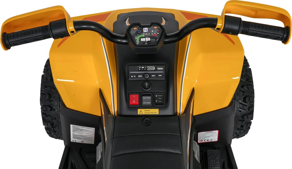 Ramiz Rýchle koleso Quad Vehicle Žltá