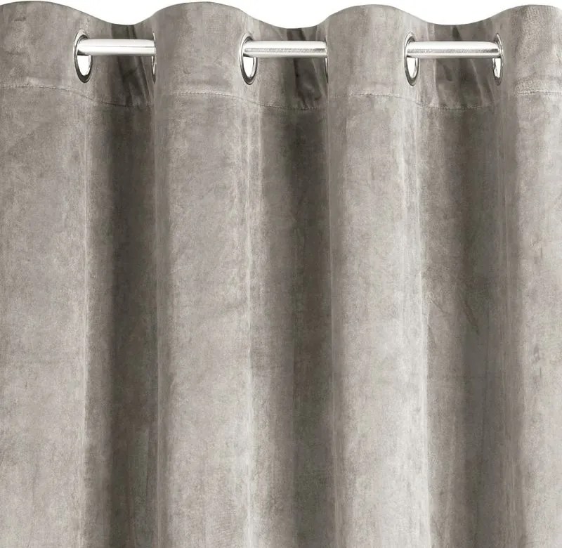 ZÁVES PIERRE CARDIN NA KRÚŽKOCH 140X250 CM BÉŽOVÝ