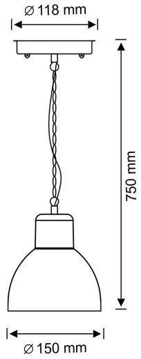 Vonkajší luster ARNE 1xE27/10W/230V IP44