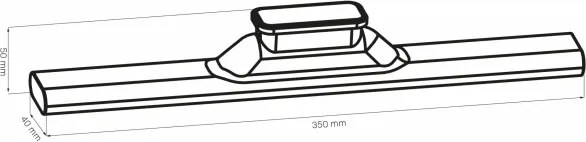 LED podlinkové svietidlo 2,5W/5V USB, 2700K/4000K/6500K, 35 cm, biele