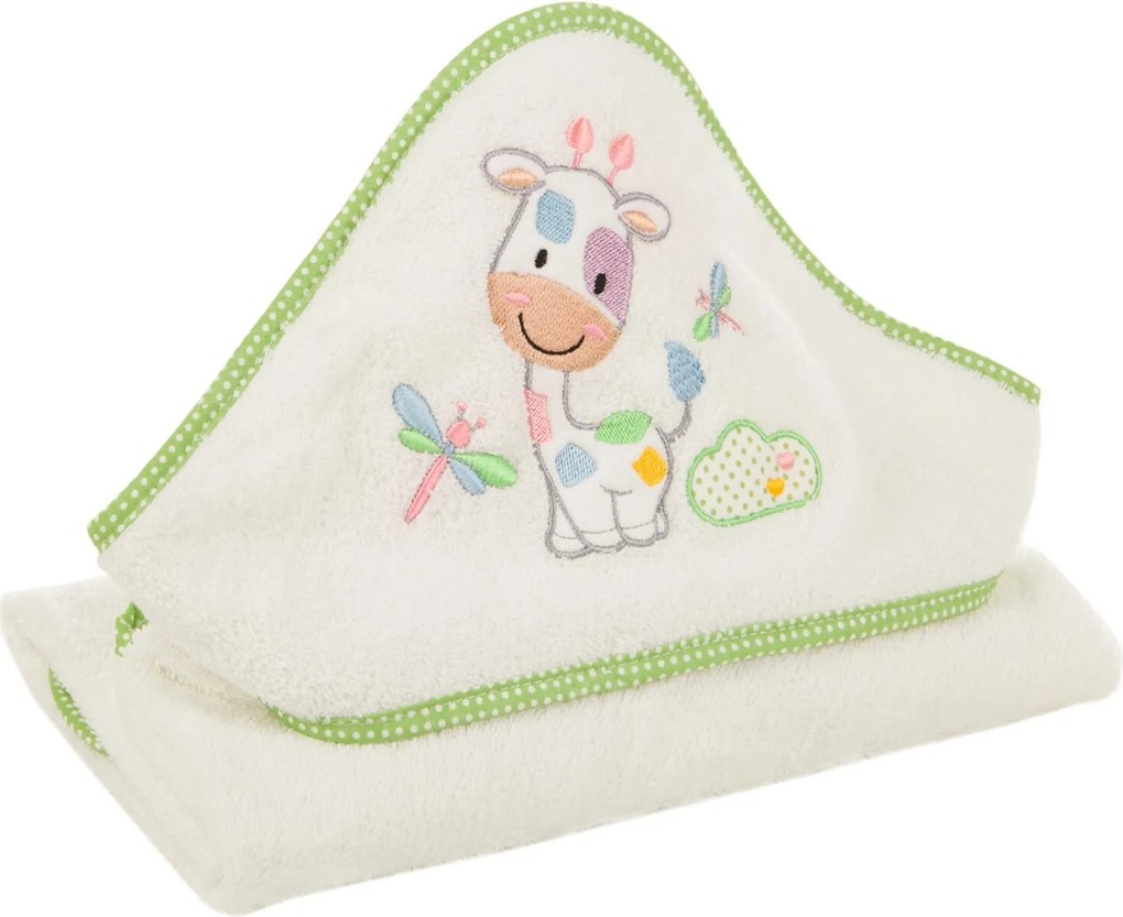 DETSKÝ FROTÉ UTERÁK BABY33 100X100 CM BIELA