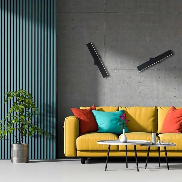 LED Nástenné svietidlo BERNADETTA LED/10W/230V 4000K čierna