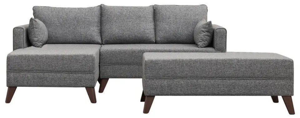 Sivá rohová pohovka (ľavý roh) Bella – Balcab Home