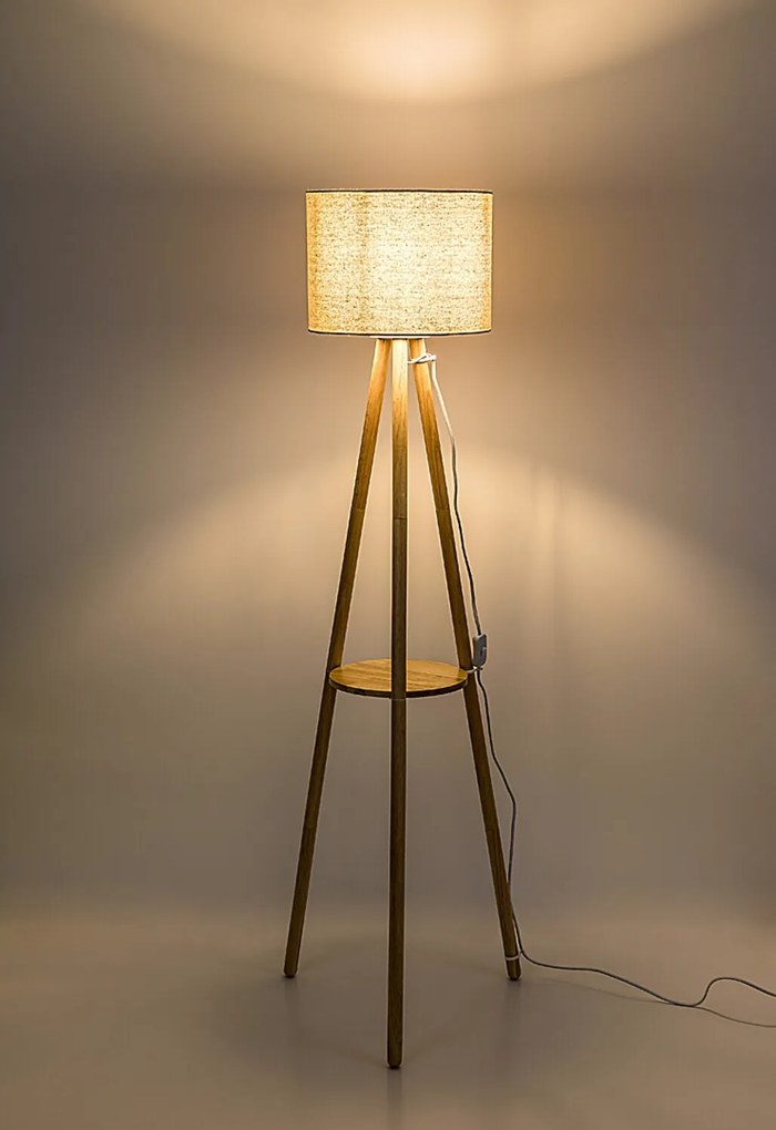 Rabalux TREVIA stojacia drevená lampa 74108